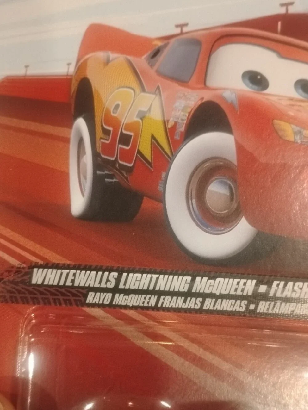 Disney Pixar Cars Lightning McQueen White Walls Tires